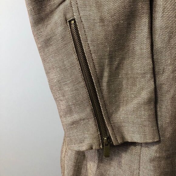 🚨 Isaac Mizrahi for Target Linen Blend Zip Blazer - Picture 6 of 10